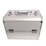 9949 - Maleta De Maquiagem Com 4 Bandejas Deslizantes Organizadora D-Z